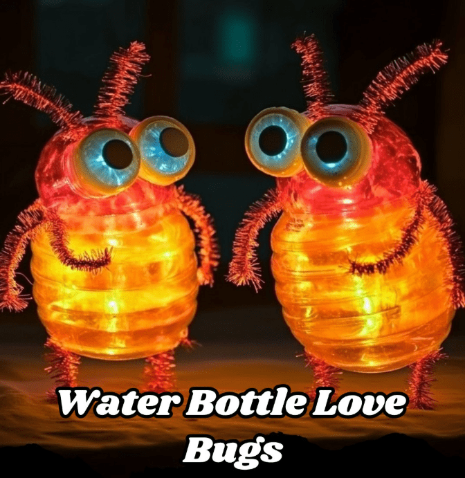 Water Bottle Love Bugs