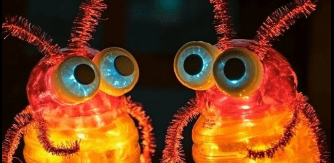 Water Bottle Love Bugs